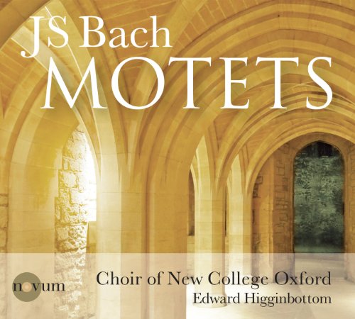 CD cover for JS Bach’s Motets, featuring an arched stone corridor.