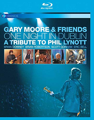 Blu-ray cover for Gary Moore & Friends tribute concert to Phil Lynott.