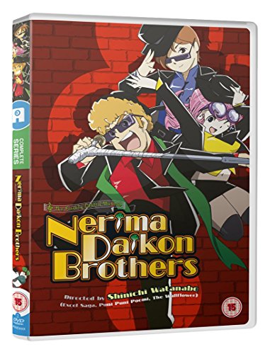 DVD cover for "Nerima Daikon Brothers" anime, featuring three characters.
