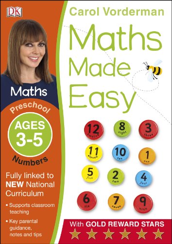 Maths Made Easy: Numbers, Ages 3-5 (Preschool): Supports the National Curriculum, Maths Exercise Book (Made Easy Workbooks)
