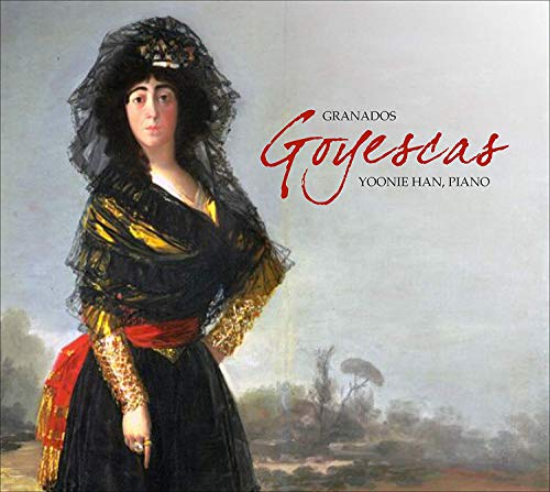 "CD cover featuring a woman in a black dress with gold accents and red sash."