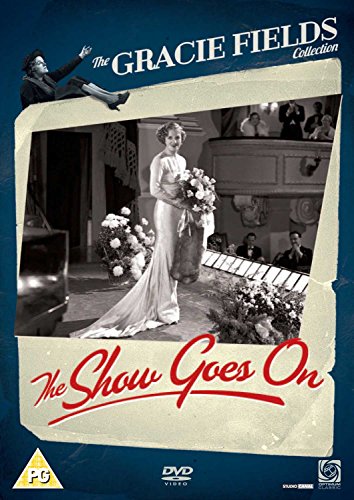 DVD cover for "The Show Goes On" featuring Gracie Fields in performance.