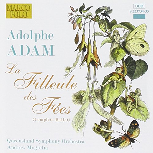 Album cover with fairies, butterflies, and flowers on a white background.