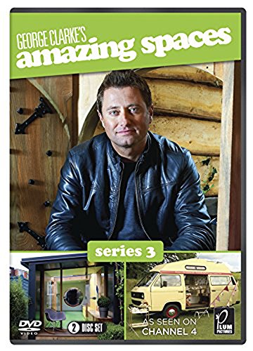 DVD cover for George Clarke's Amazing Spaces Series 3 featuring George Clarke and projects.