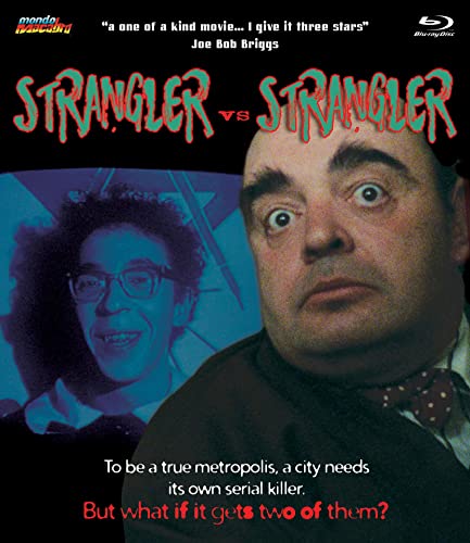 Strangler vs Strangler" Blu-ray cover featuring two men with exaggerated expressions.