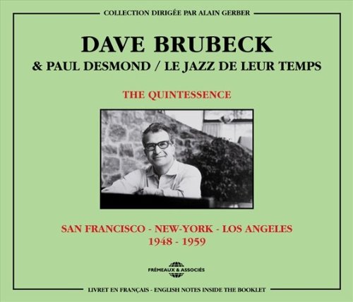 CD case for “The Quintessence” by Dave Brubeck & Paul Desmond, 1948-1959.