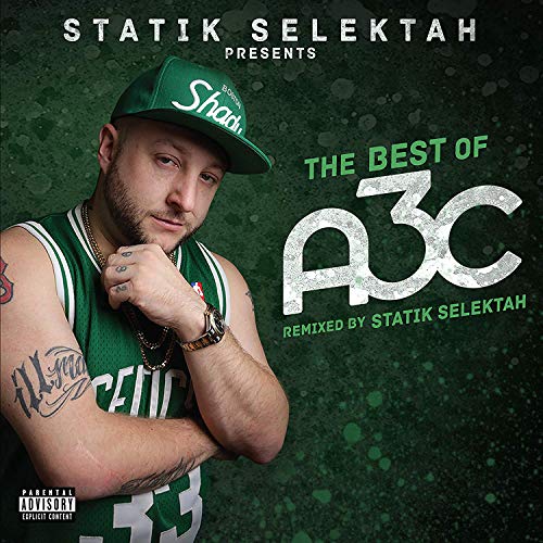 Album cover for Statik Selektah’s “The Best Of A3C” featuring a man in a hat.