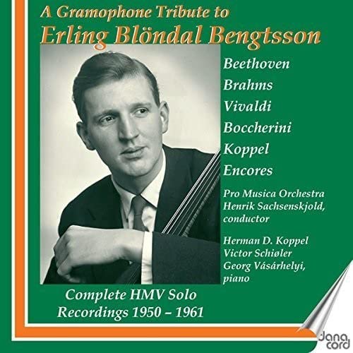 CD cover featuring a portrait of Erling Blöndal Bengtsson with a cello.