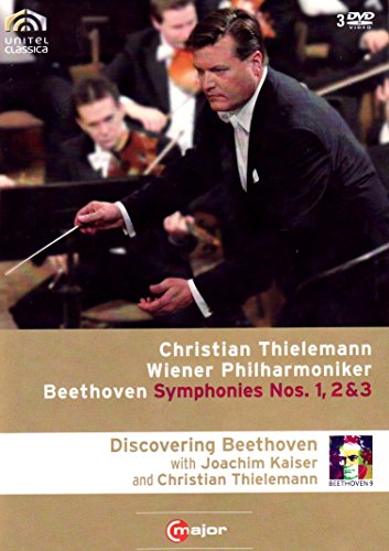 DVD cover featuring conductor Christian Thielemann with orchestra, text "Beethoven Symphonies.