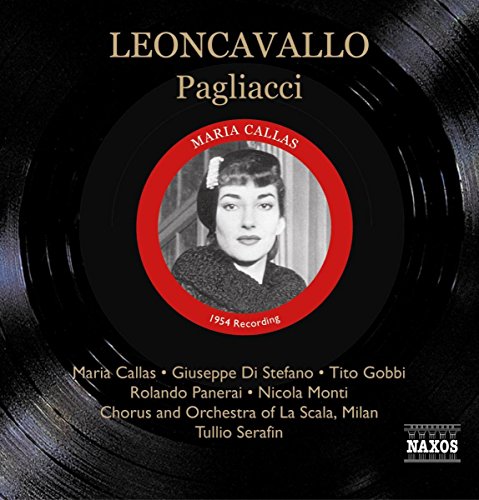 CD cover for Leoncavallo’s Pagliacci featuring Maria Callas in 1954.