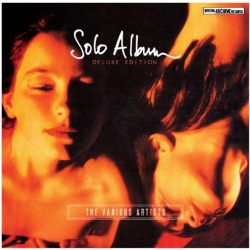 CD album cover with three women's faces in orange-toned shadows, titled "Solo Album".