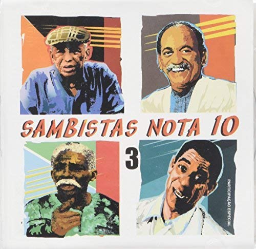 CD cover featuring portraits of four smiling older Black Brazilian men.