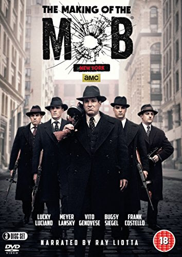 DVD cover for "The Making of the Mob: New York" with men in suits.