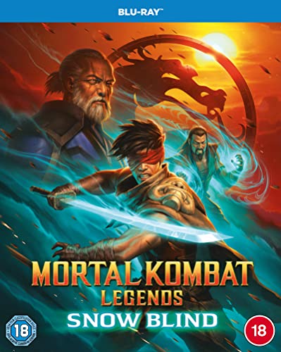 āMortal Kombat Legends: Snow Blindā Blu-ray cover featuring Sub-Zero and Scorpion.