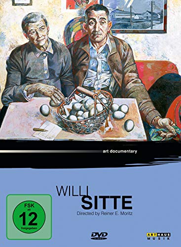 DVD cover featuring a painting of two elderly men with eggs.