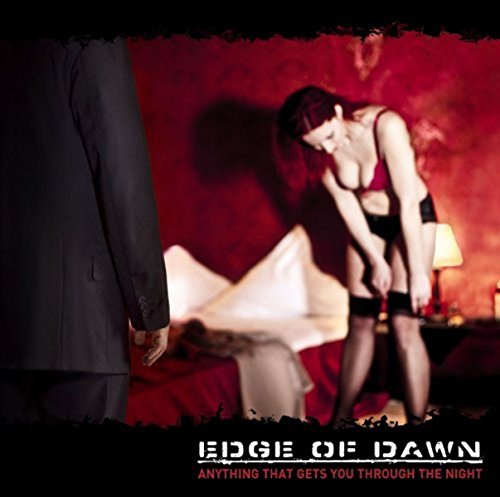 CD cover with a man in a suit and a woman in lingerie.