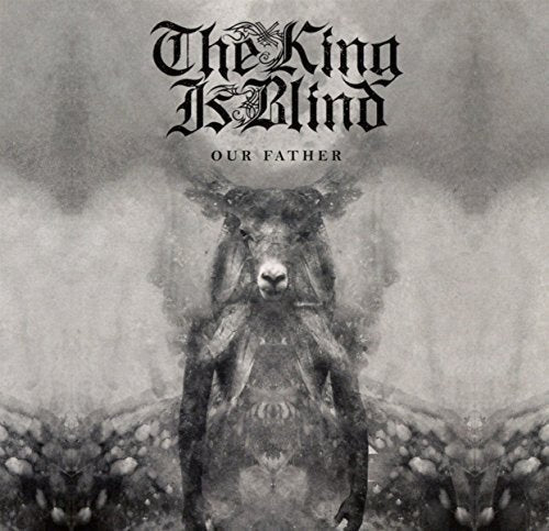 "Album cover with a dark, grainy image of a deer's head and ornate text."