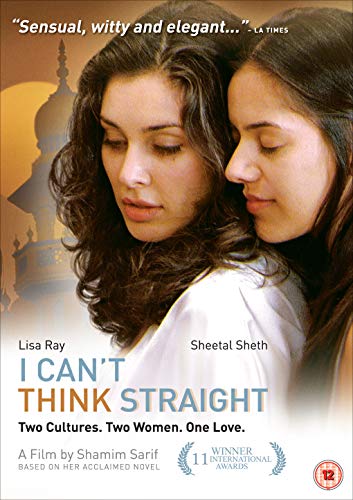 DVD cover for “I Can’t Think Straight” featuring two women in profile.