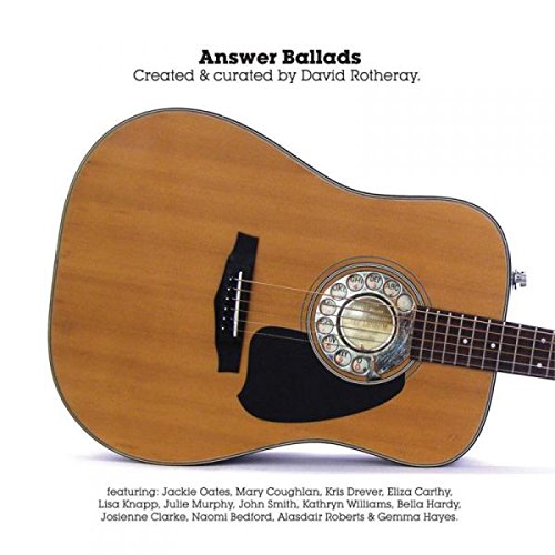 "CD cover featuring a light-brown acoustic guitar against a white background."