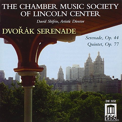 "CD cover with cityscape, trees, and ornate pillar against a blue sky."