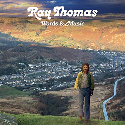 DVD cover for “Words & Music” featuring Ray Thomas and a landscape.
