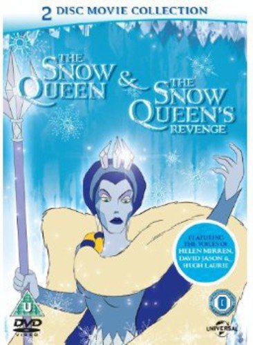DVD cover for "The Snow Queen" films, featuring a blue-skinned villainess.