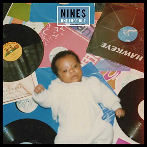 Album cover with a baby surrounded by vinyl records and "Nines - One Foot Out" title.