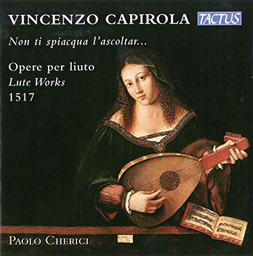 CD cover featuring a Renaissance painting of a woman with a lute.