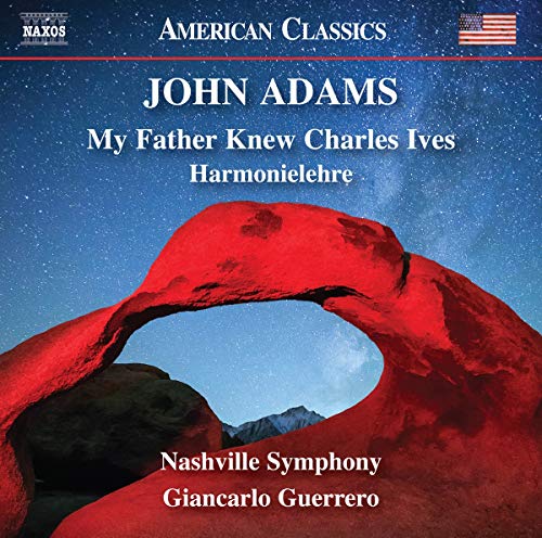 CD cover featuring a red rock arch against a starry night sky.