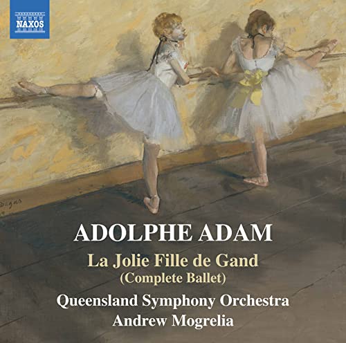 CD cover featuring two young ballerinas in a practice studio.