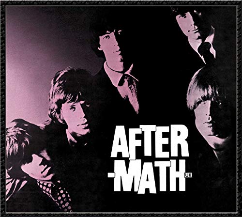 The Rolling Stones Aftermath album cover featuring a purple-toned group portrait of the band.