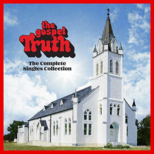 Album cover featuring a white church with a tall steeple against a blue sky.
