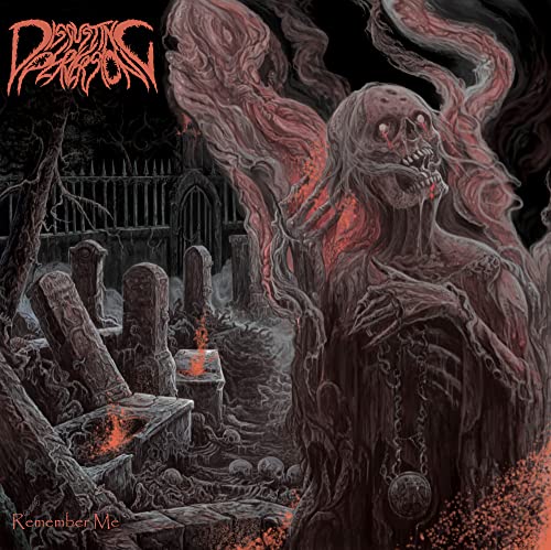 CD cover: grotesque, decaying figure in a graveyard scene.