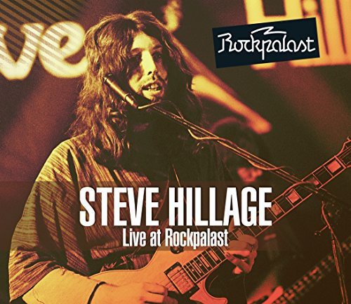 "CD cover with Steve Hillage playing guitar, 'Rockpalast' logo, and 'FSK ab 0' rating sticker."