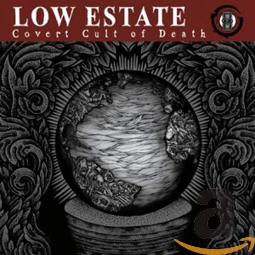 CD cover with ornate, dark floral design framing a cloudy orb.