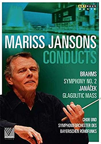 DVD cover featuring conductor Mariss Jansons with text listing composers.