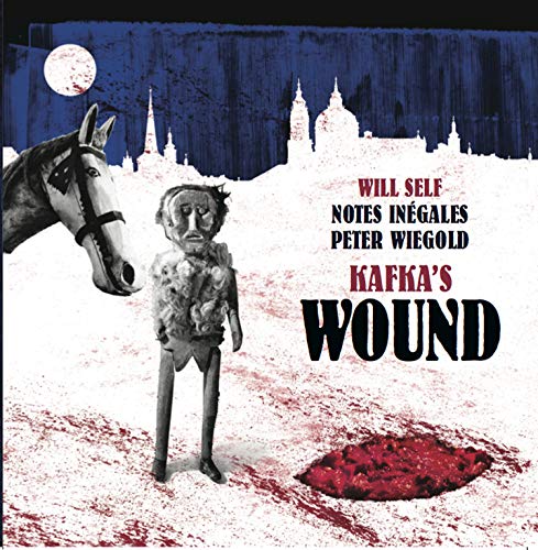 "Kafka's Wound" CD cover featuring a man, horse head, and bloodstain.