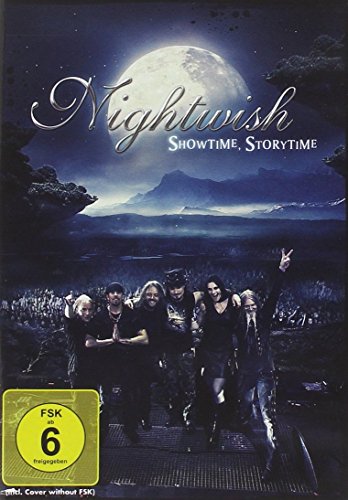 Nightwish DVD cover featuring the band on stage under a full moon.