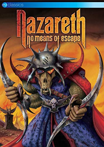 DVD cover for Nazareth’s “No Means of Escape” featuring a skull-like warrior.