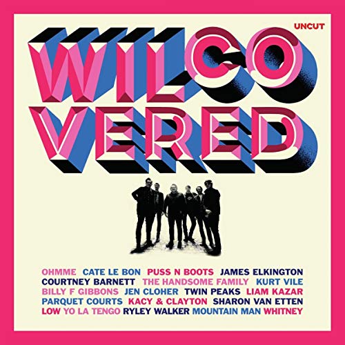 Wilco’s “Wilcovered” album cover: red vinyl 2LP with band and artist names.