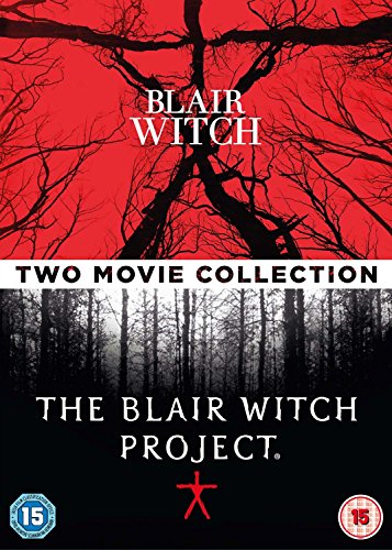 DVD cover for "Blair Witch" with dark forest and bare branches.