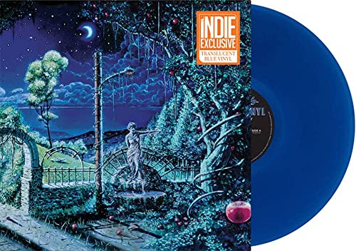 Masters Of Reality album cover and translucent blue vinyl record.