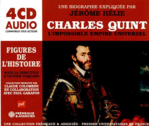 CD cover featuring a portrait of Charles Quint in armor, red background.