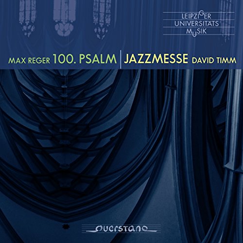 The image is a blue-toned CD cover with abstract, layered curtain-like design.