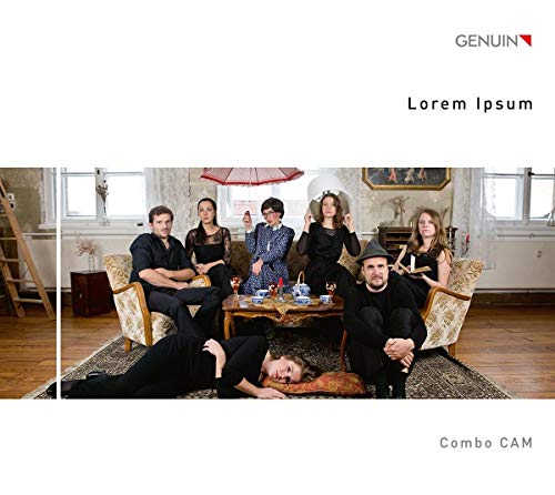 CD cover featuring a group of people in a room, posed and relaxed.