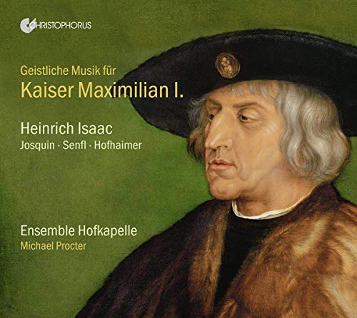 CD cover with portrait of an older man in Renaissance attire against a green background.