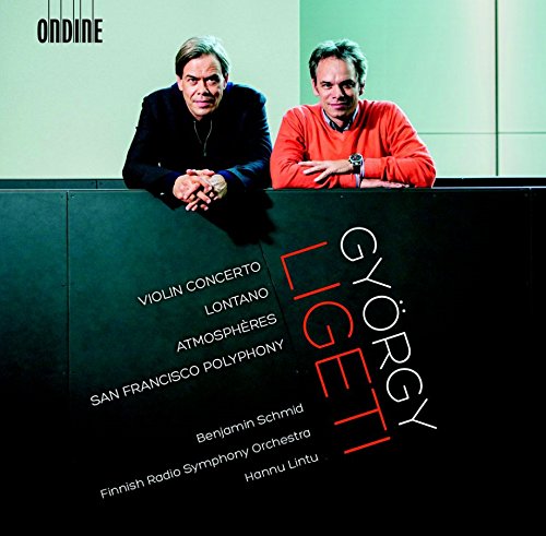 CD cover with two men leaning on a black panel with white and orange text.