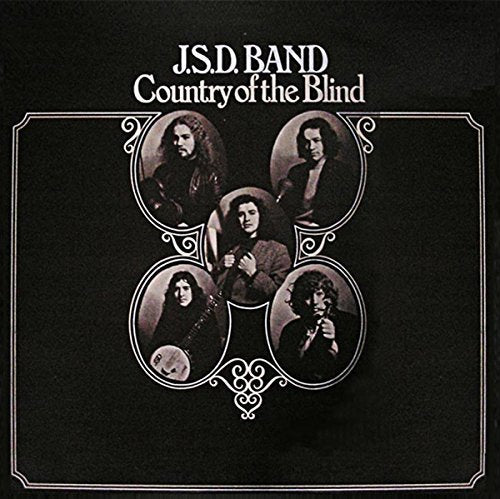 Album cover for J.S.D. Band’s “Country Of The Blind” with portraits.