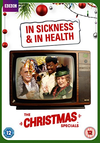 DVD cover for “In Sickness And In Health” Christmas specials, showing a vintage TV.