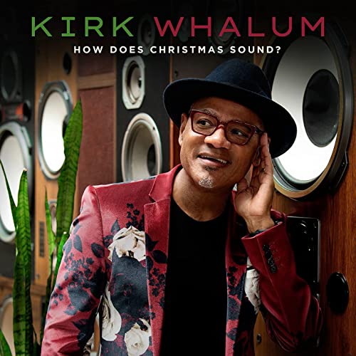 Kirk Whalum album cover with artist in hat, floral jacket, and speakers.